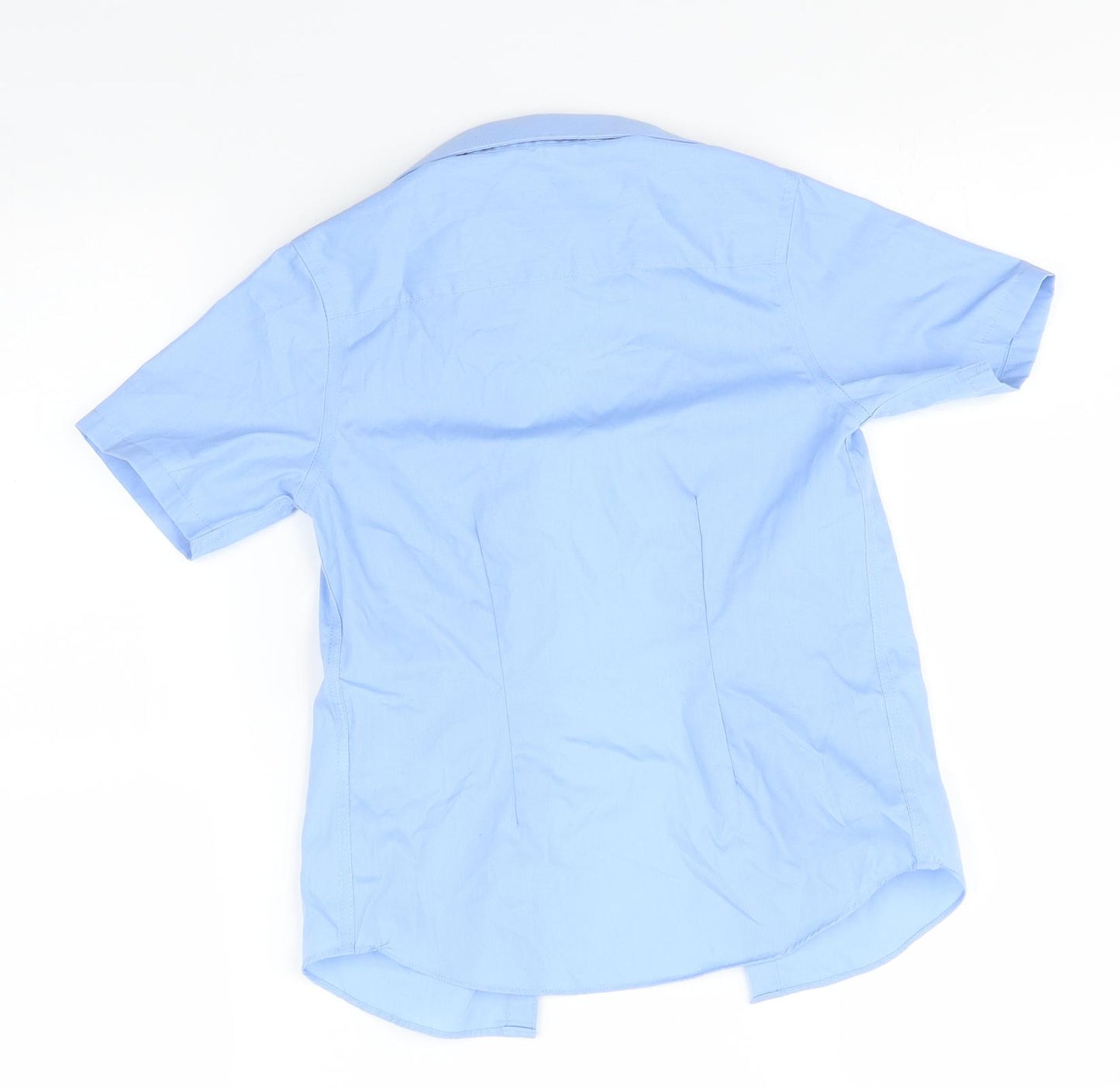 Marks and Spencer Boys Blue    Button-Up Size 5-6 Years  - School