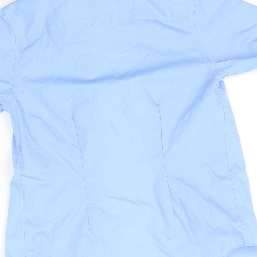 Marks and Spencer Boys Blue    Button-Up Size 5-6 Years  - School