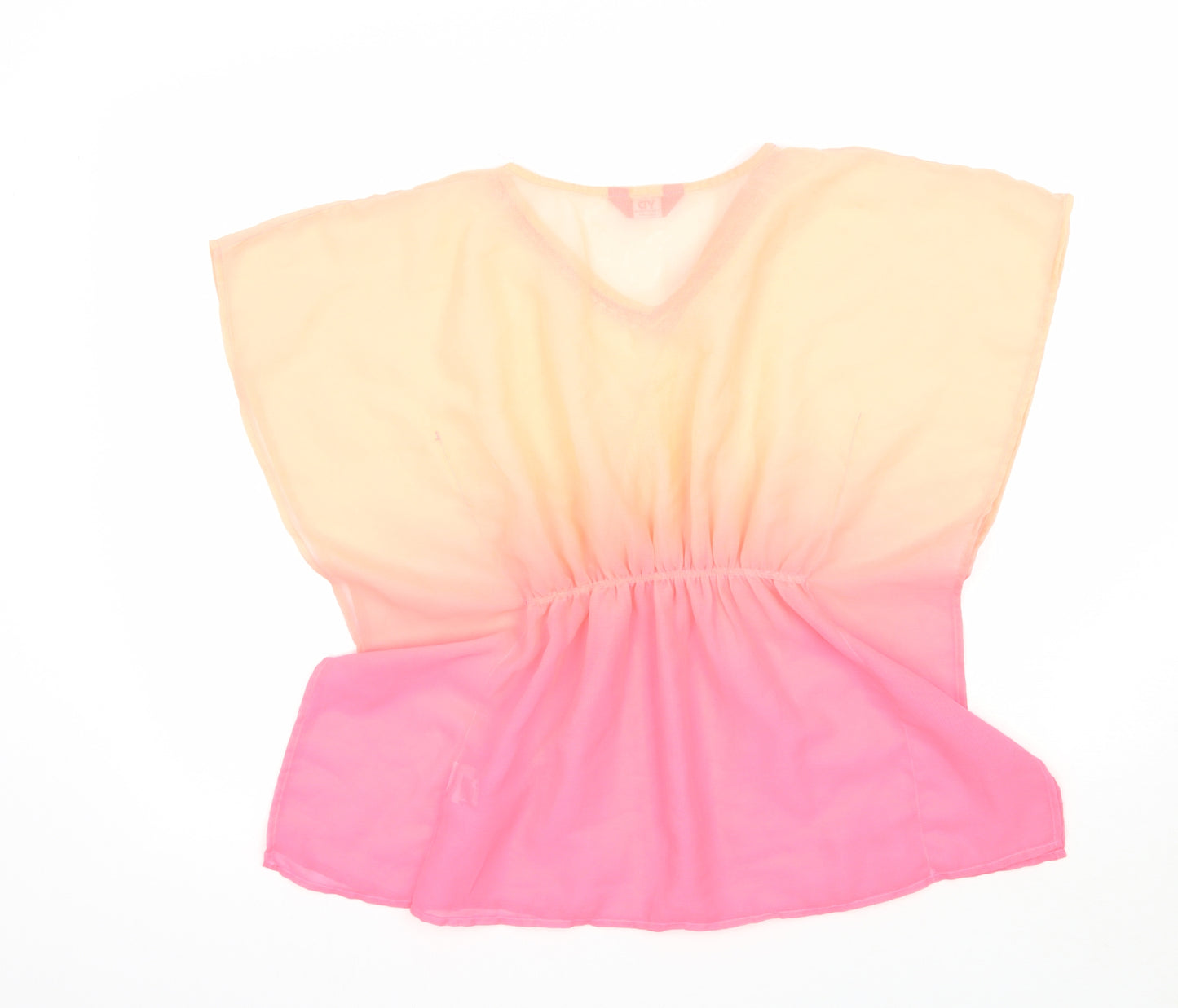Young Dimension Girls Pink   Tunic Blouse Size 7-8 Years  - Beach wear