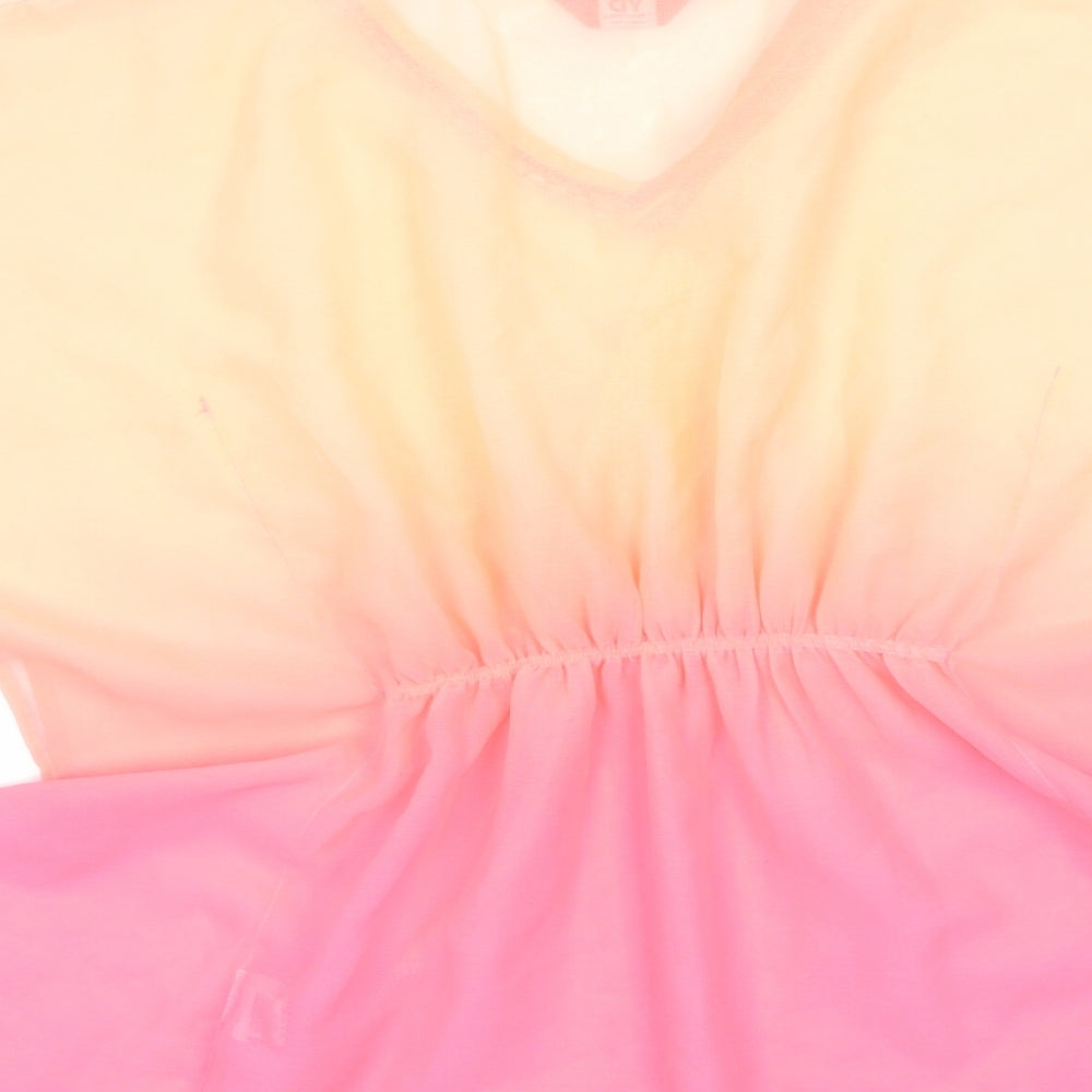 Young Dimension Girls Pink   Tunic Blouse Size 7-8 Years  - Beach wear