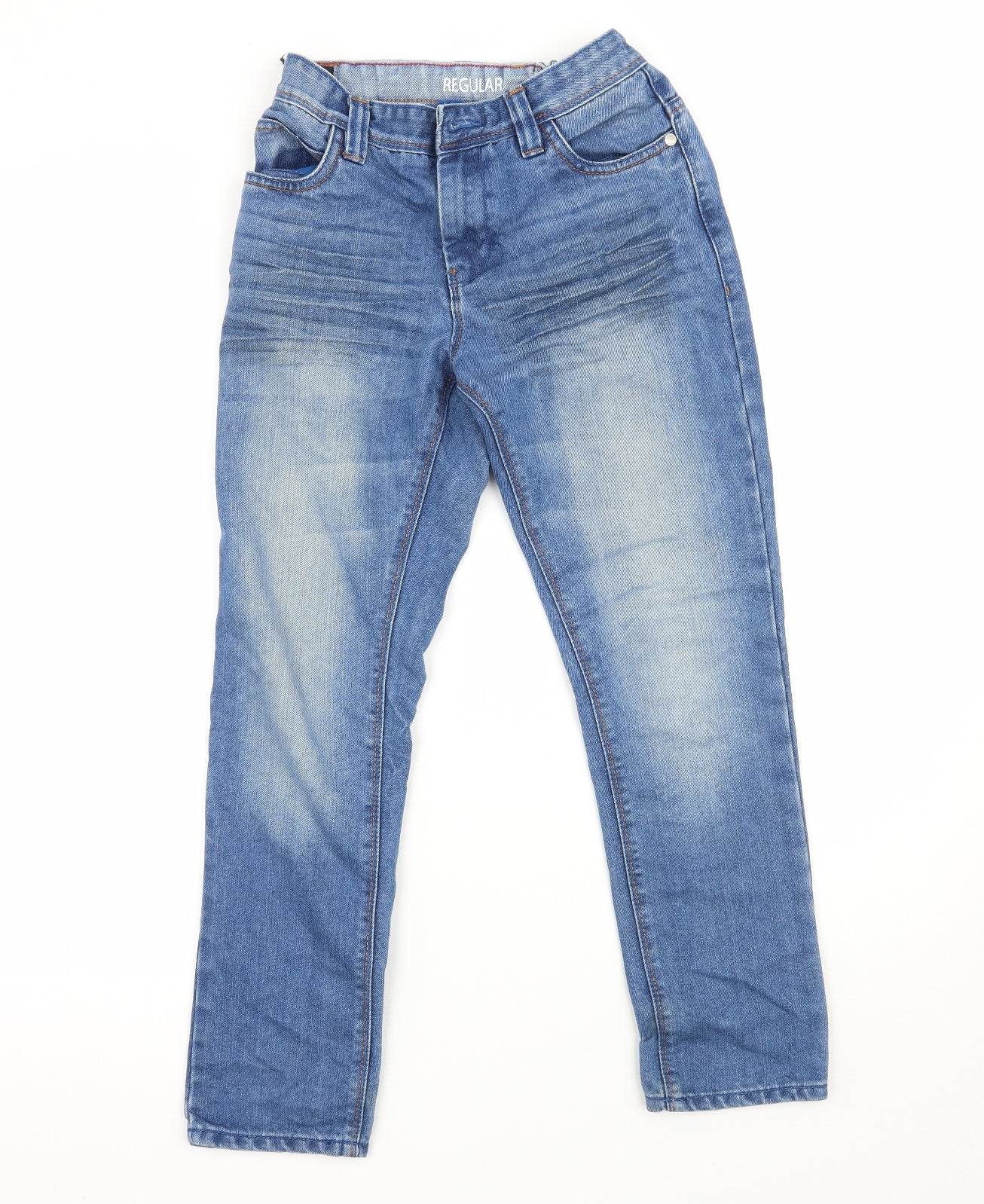 NEXT Girls Blue  Denim Straight Jeans Size 12 Years