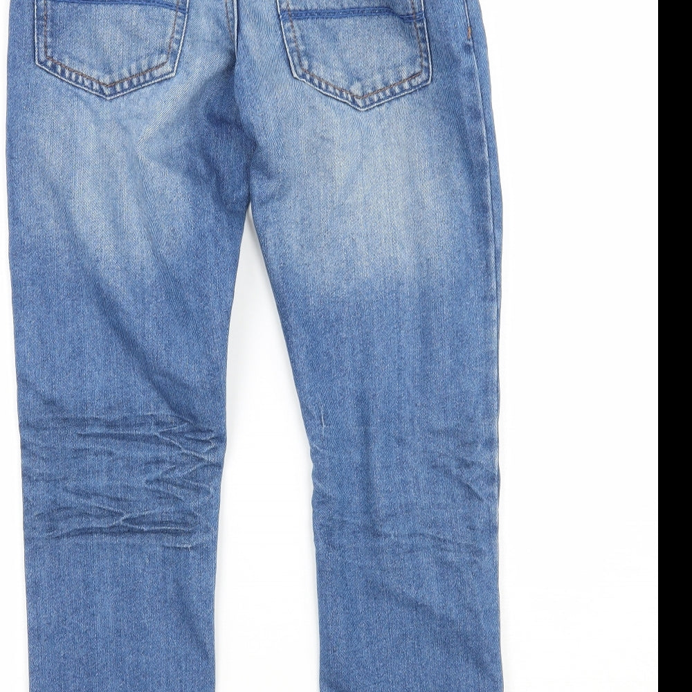 NEXT Girls Blue  Denim Straight Jeans Size 12 Years