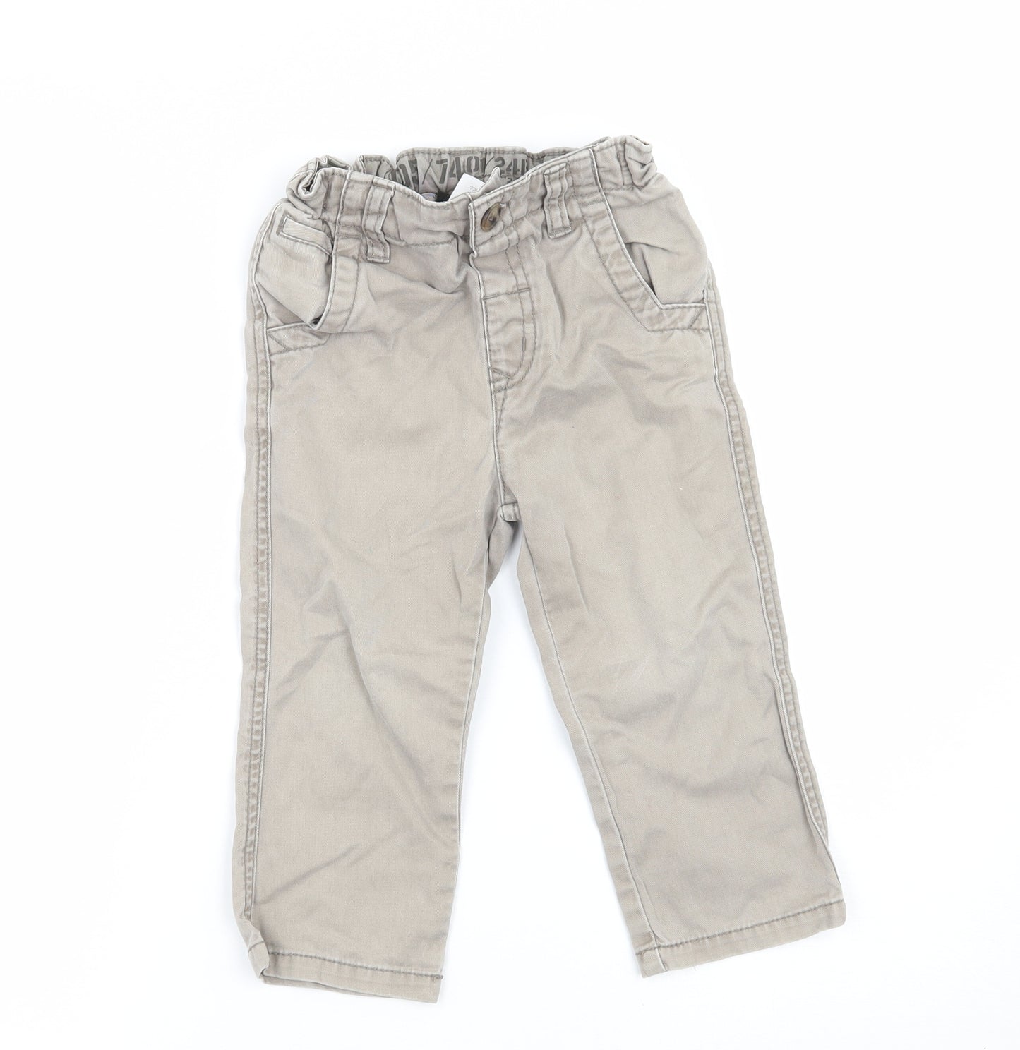 NEXT Boys Beige  Denim Jogger Jeans Size 18-24 Months
