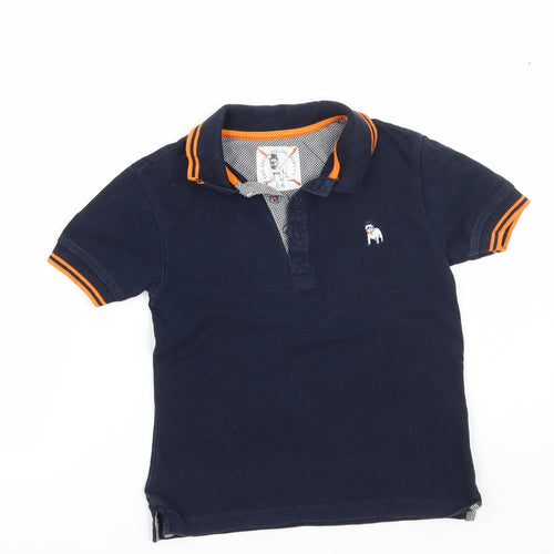 The Spitalfields Shirt Co Boys Blue   Basic Polo Size 5-6 Years