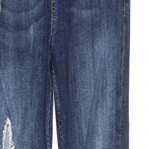 River Island Womens Blue  Denim Skinny Jeans Size 10 L28 in