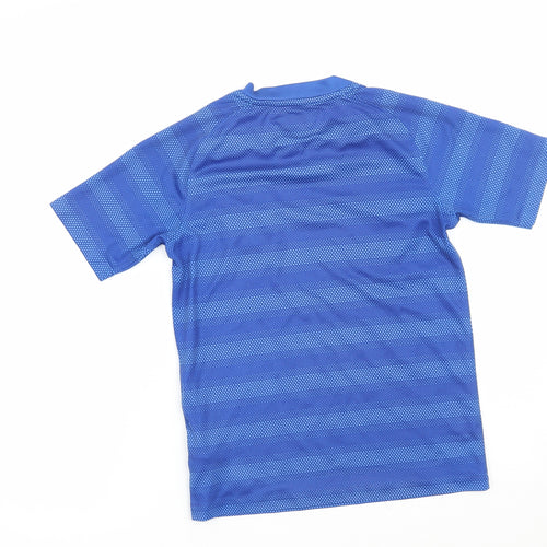 Nike Boys Blue Spotted  Basic T-Shirt Size 9-10 Years  - Brazil Football