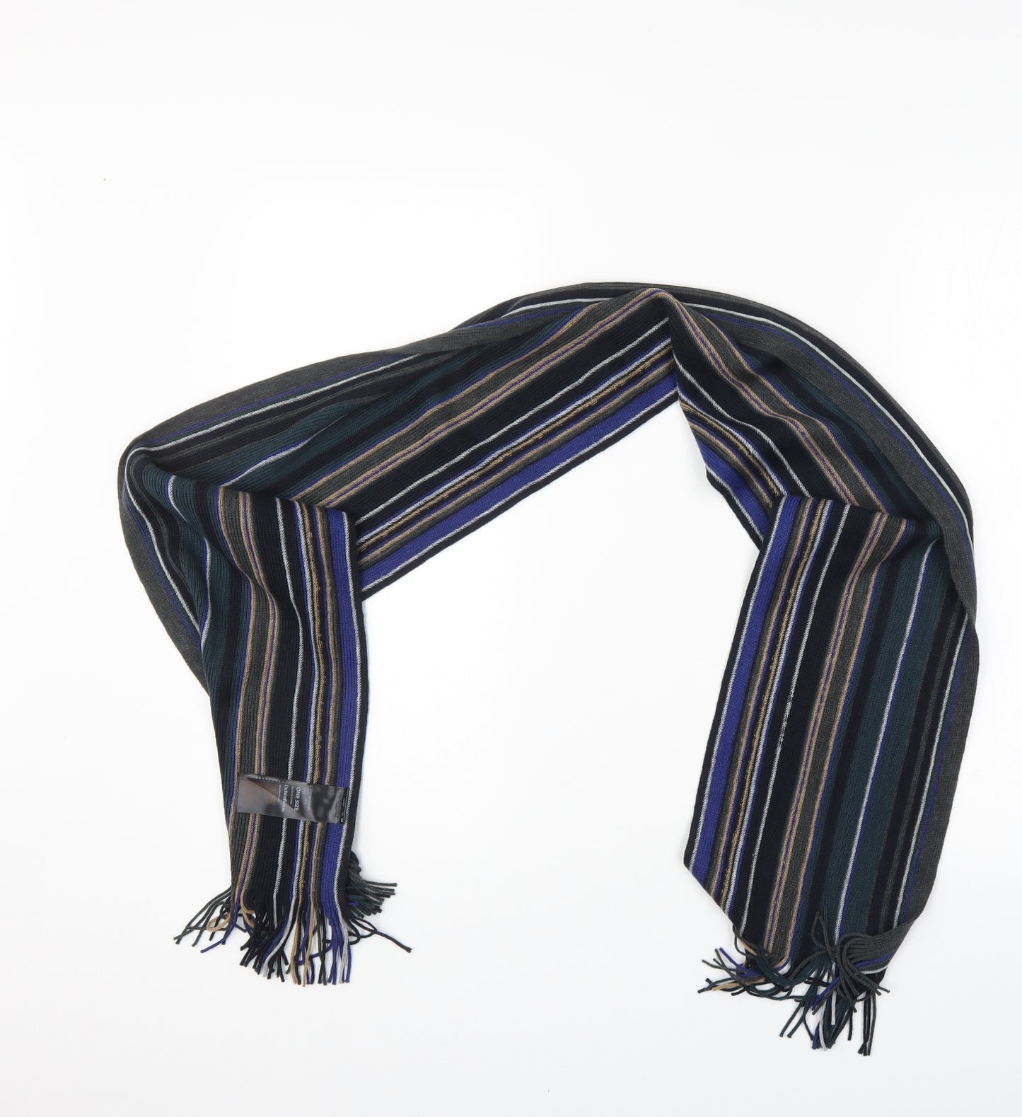 Debenhams Mens Multicoloured Striped  Scarf  One Size