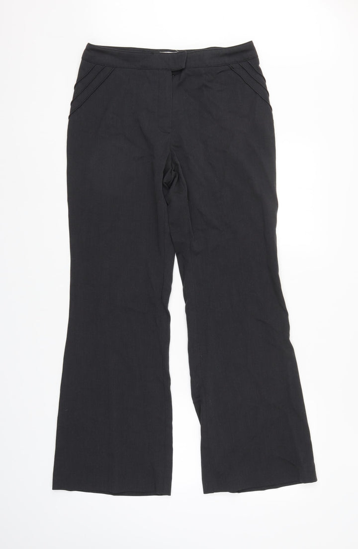 Klass Womens Grey Trousers Size 12 L29 in