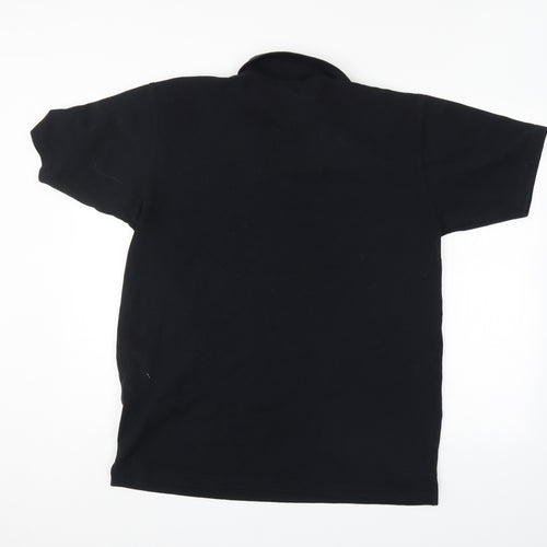 Cotton Traders Mens Black    Polo