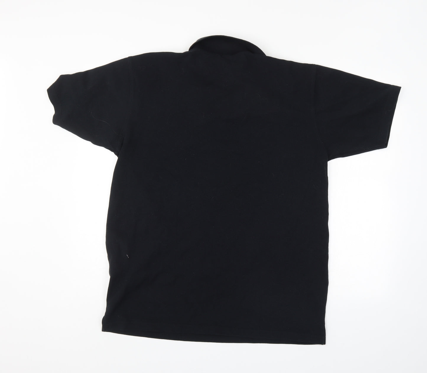 Cotton Traders Mens Black    Polo