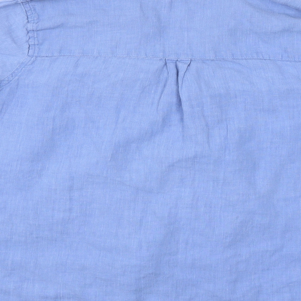 the shirt company Womens Blue   Basic Button-Up Size 14