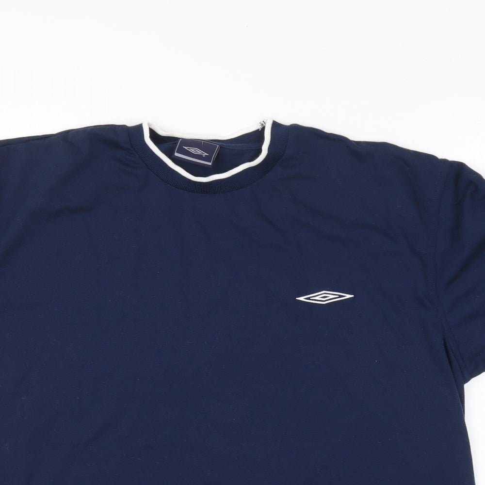 Umbro Mens Blue    T-Shirt Size XL