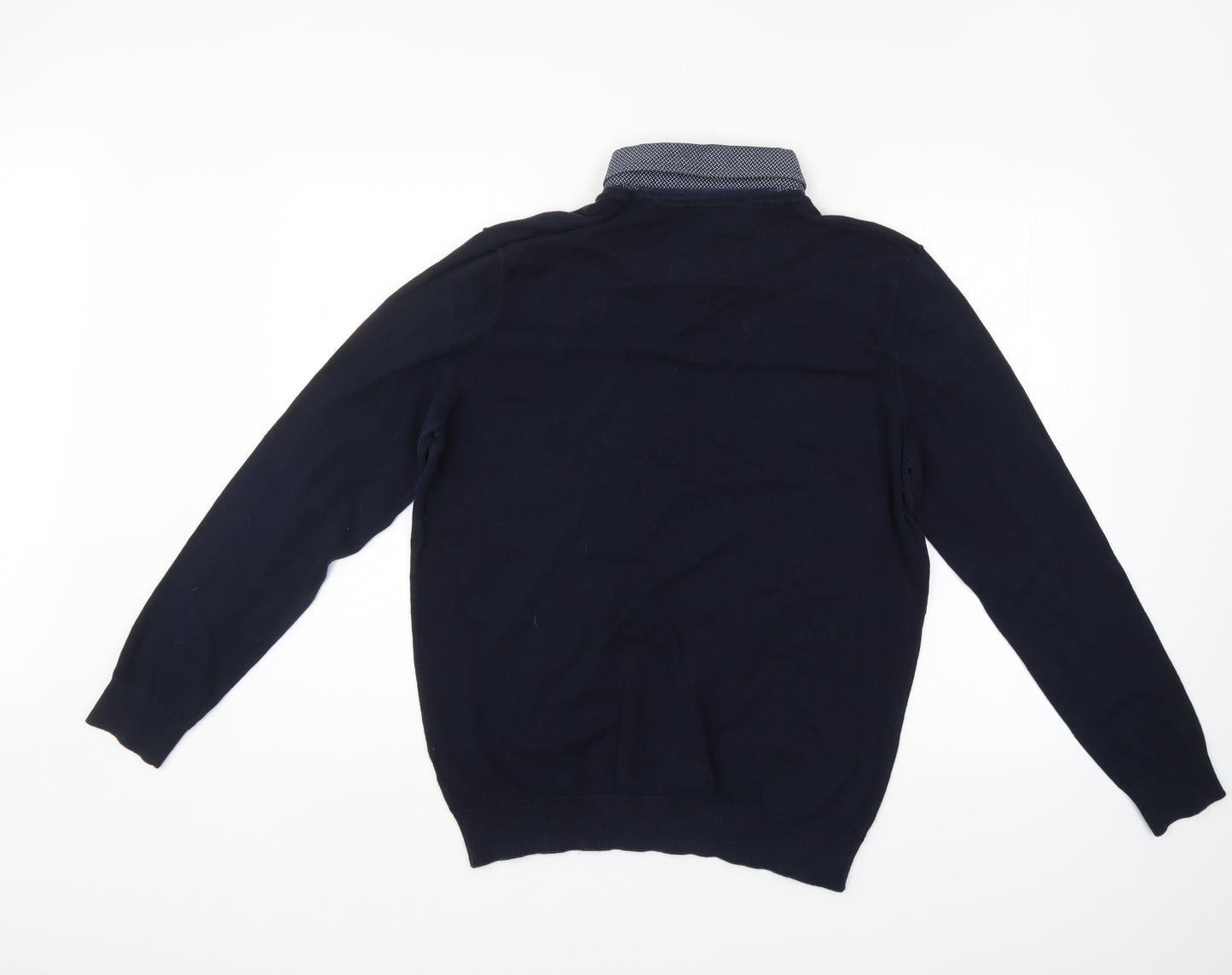 F&F Mens Blue   Pullover Jumper Size L