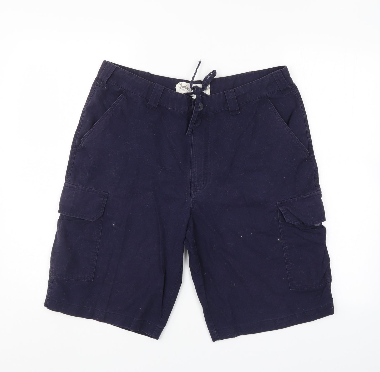 Urban Spirit Mens Blue   Cargo Shorts Size 34
