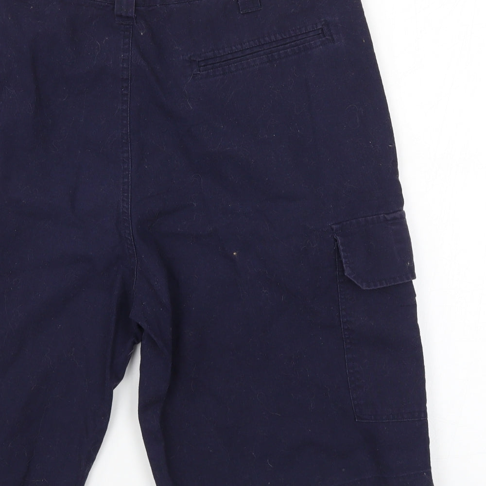 Urban Spirit Mens Blue   Cargo Shorts Size 34