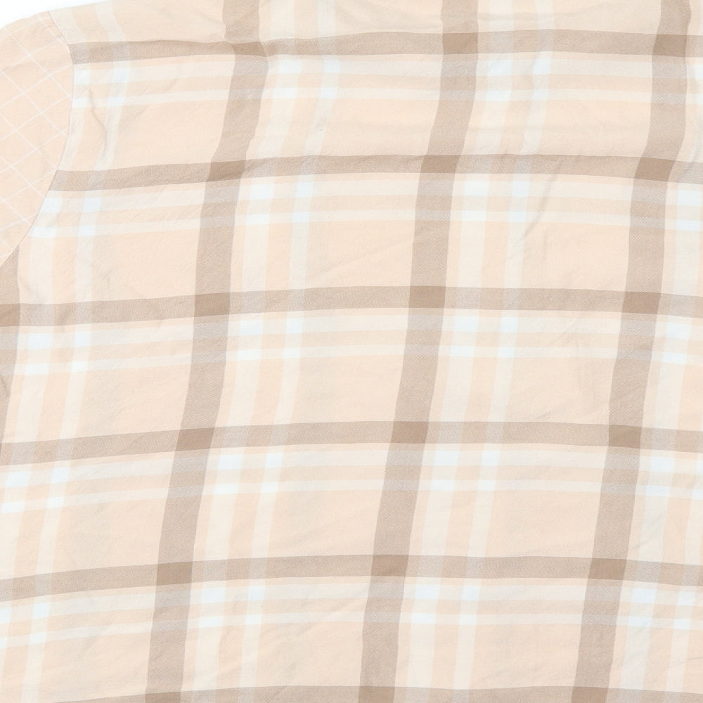 TU Womens Pink Check  Basic Button-Up Size 20