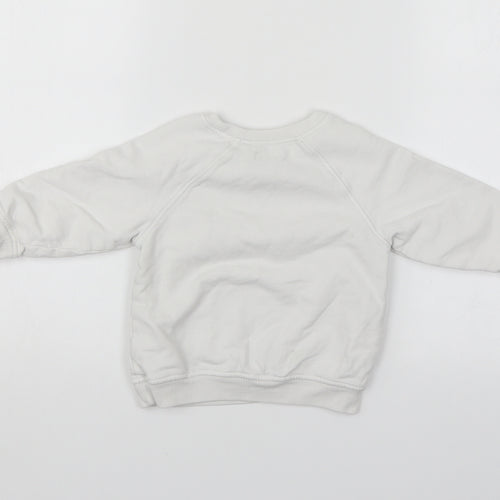 NEXT Girls White   Pullover Sweatshirt Size 3 Years