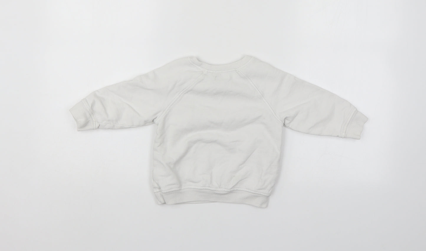 NEXT Girls White   Pullover Sweatshirt Size 3 Years