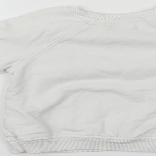 NEXT Girls White   Pullover Sweatshirt Size 3 Years