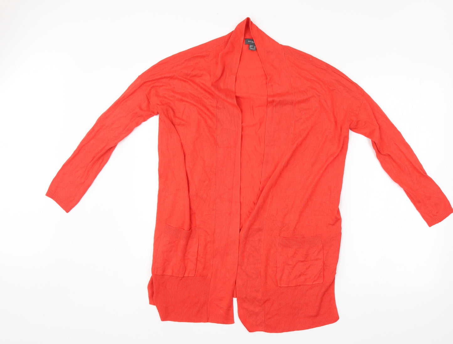 Primark Womens Orange   Cardigan Jumper Size 10