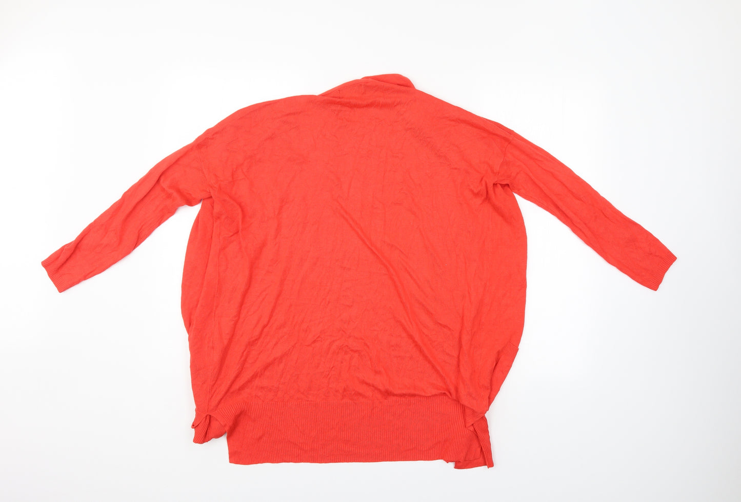 Primark Womens Orange   Cardigan Jumper Size 10