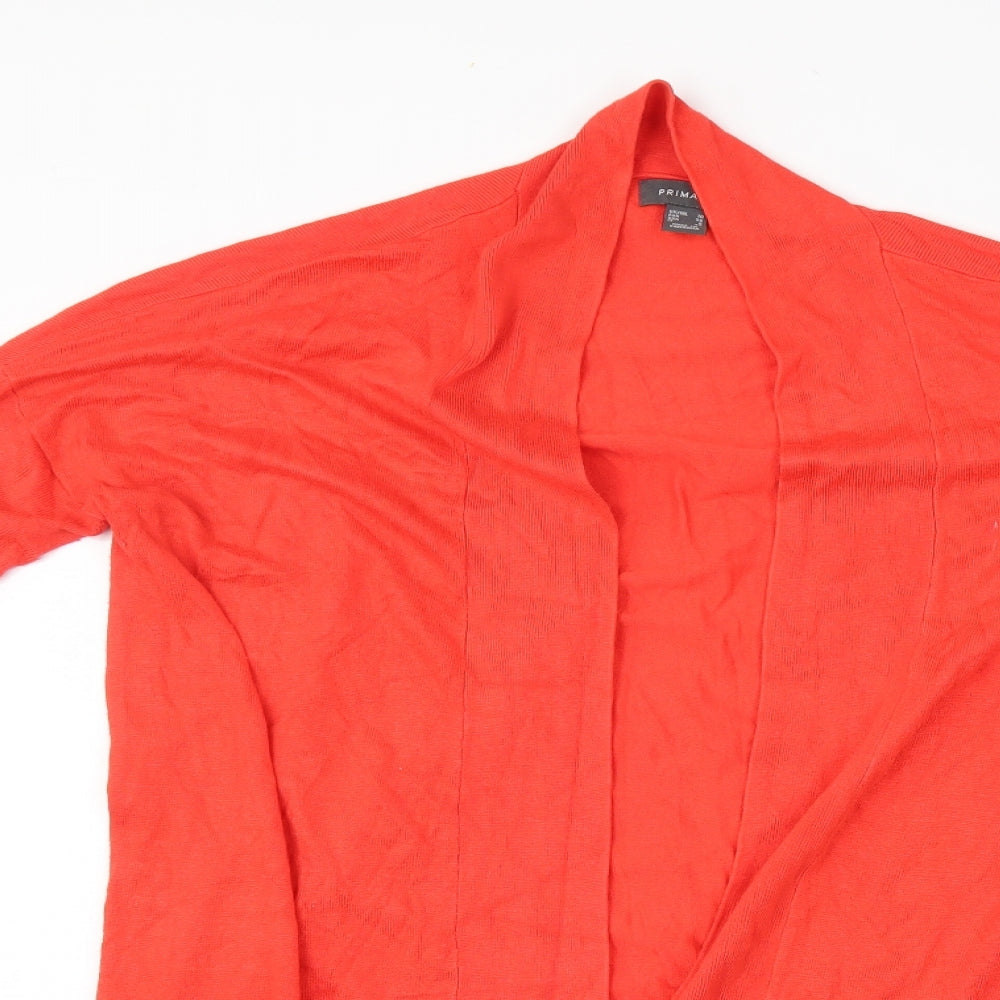 Primark Womens Orange   Cardigan Jumper Size 10