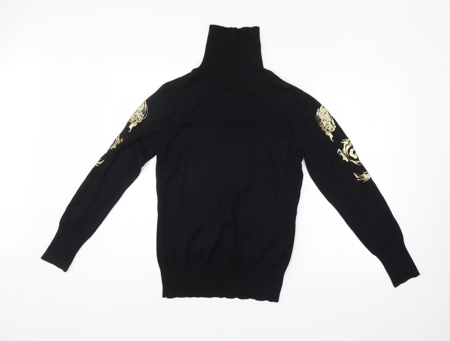 Melrose Womens Black   Pullover Jumper Size 18