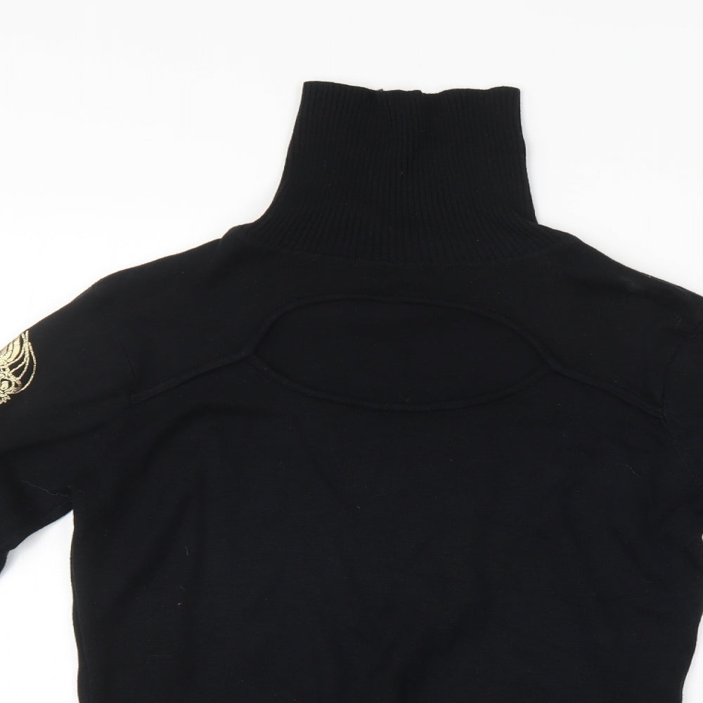 Melrose Womens Black   Pullover Jumper Size 18