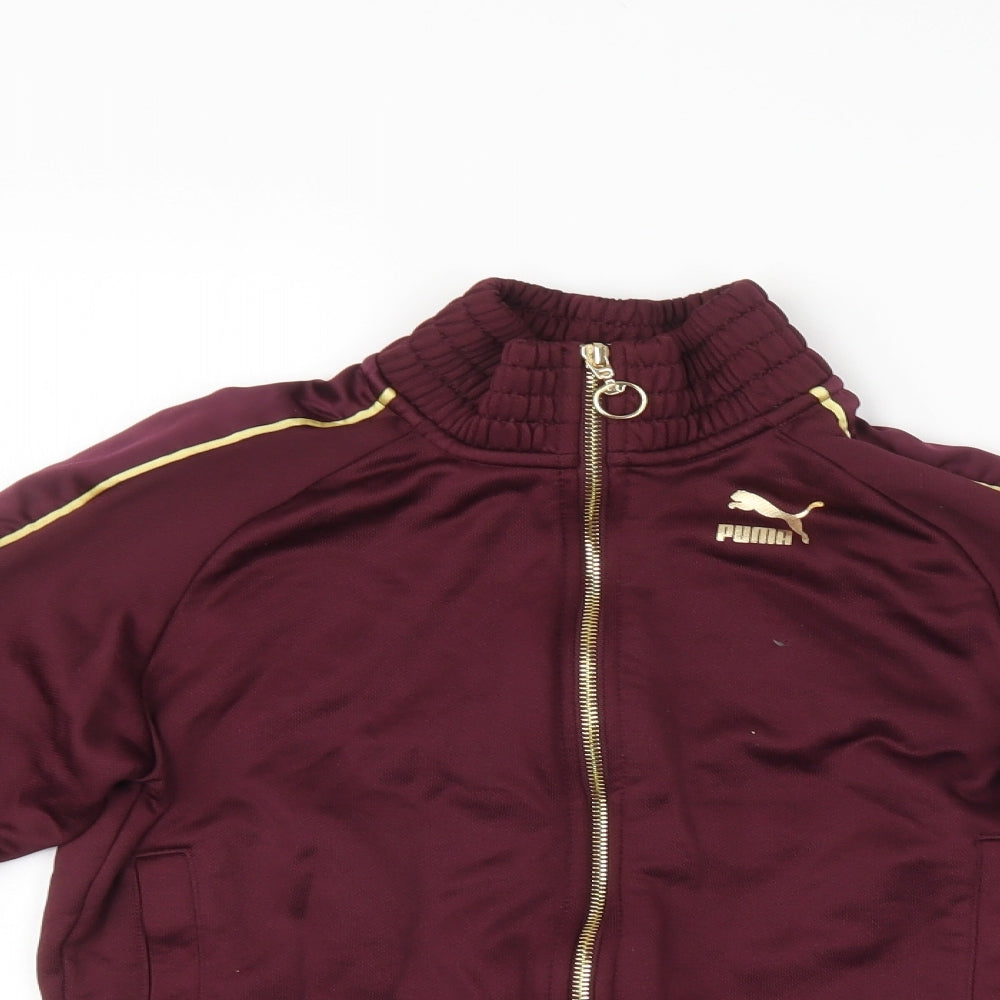 PUMA Womens Purple   Jacket  Size S  - Track Top