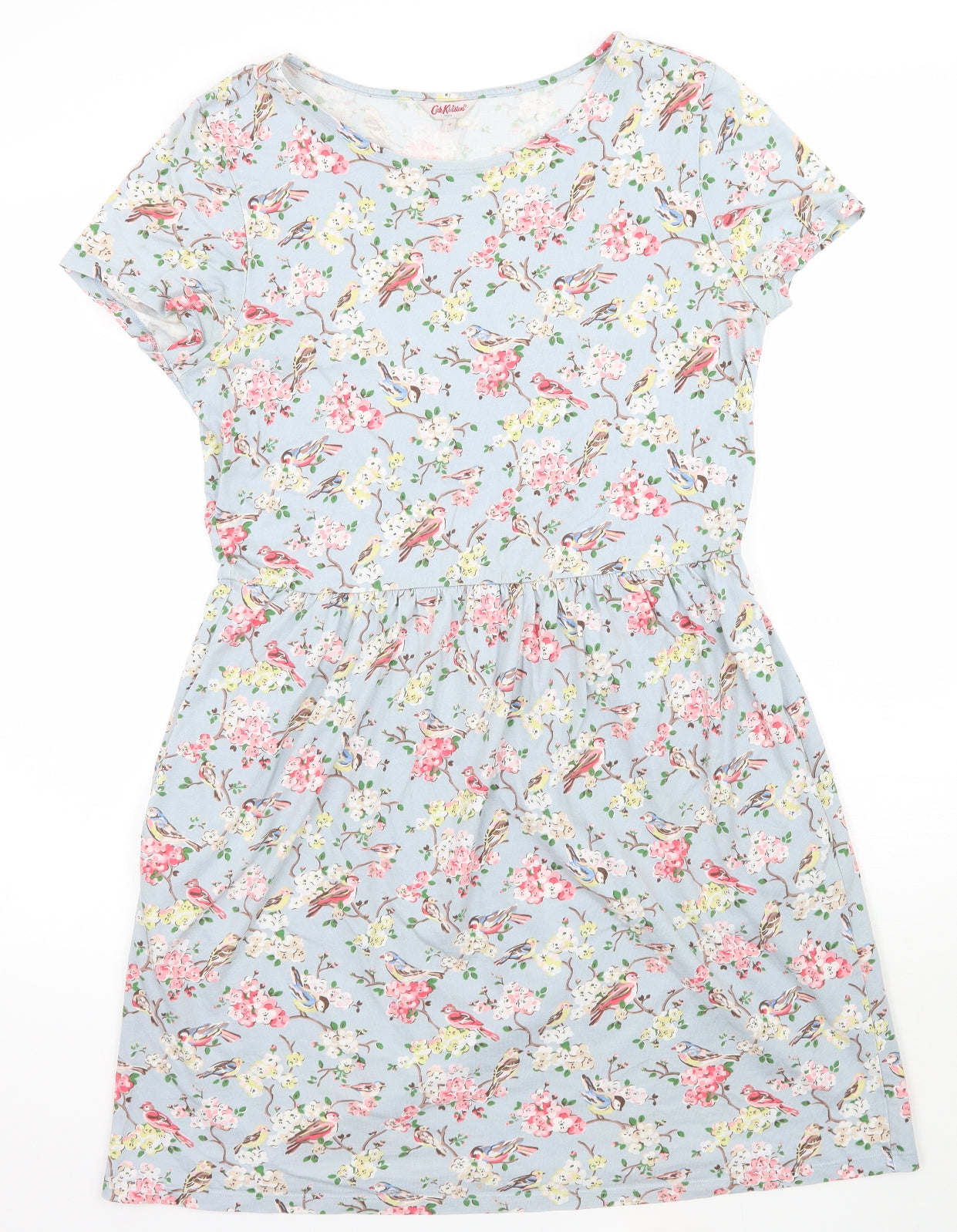 Cath Kidston Womens Blue Floral  A-Line  Size 10