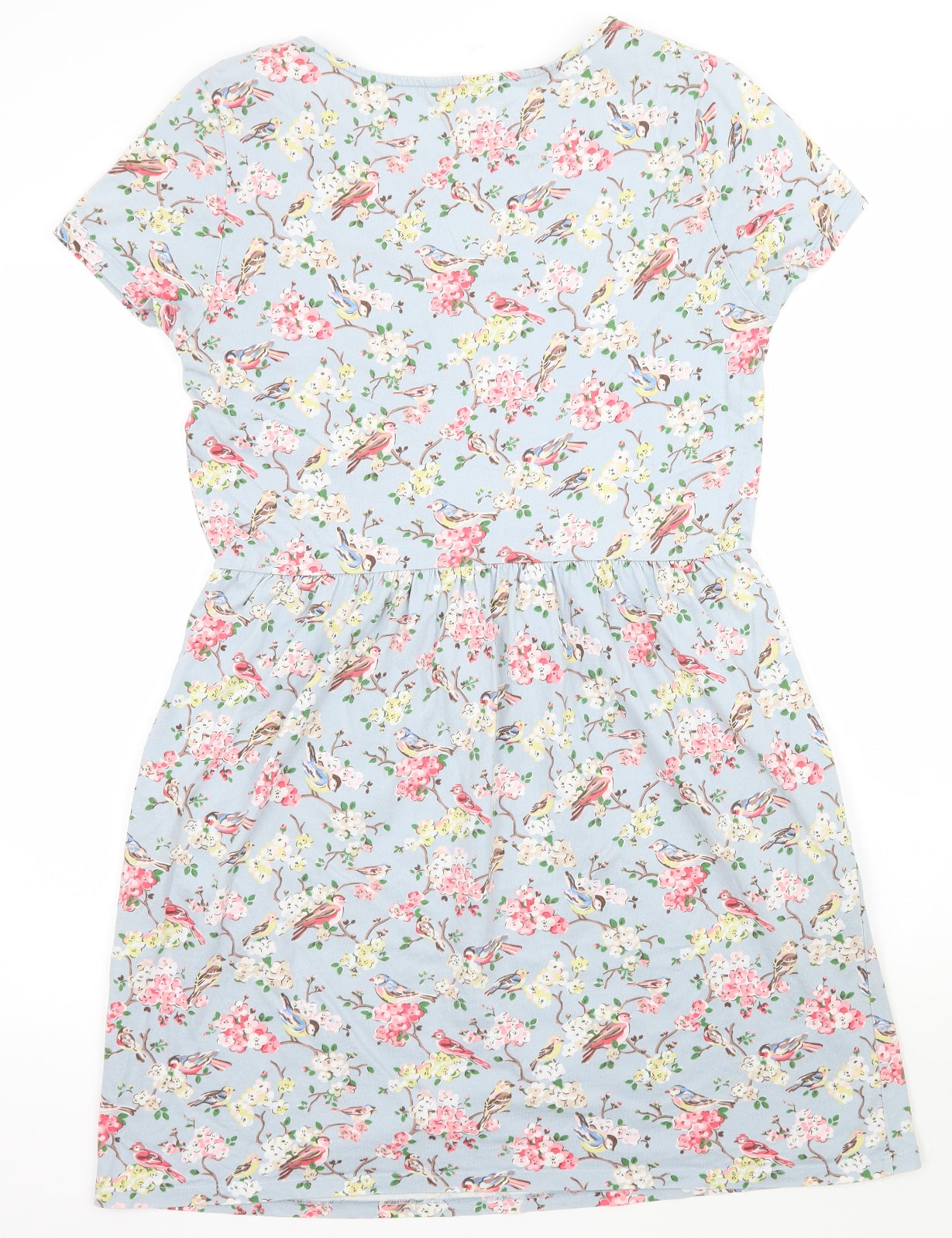 Cath Kidston Womens Blue Floral  A-Line  Size 10