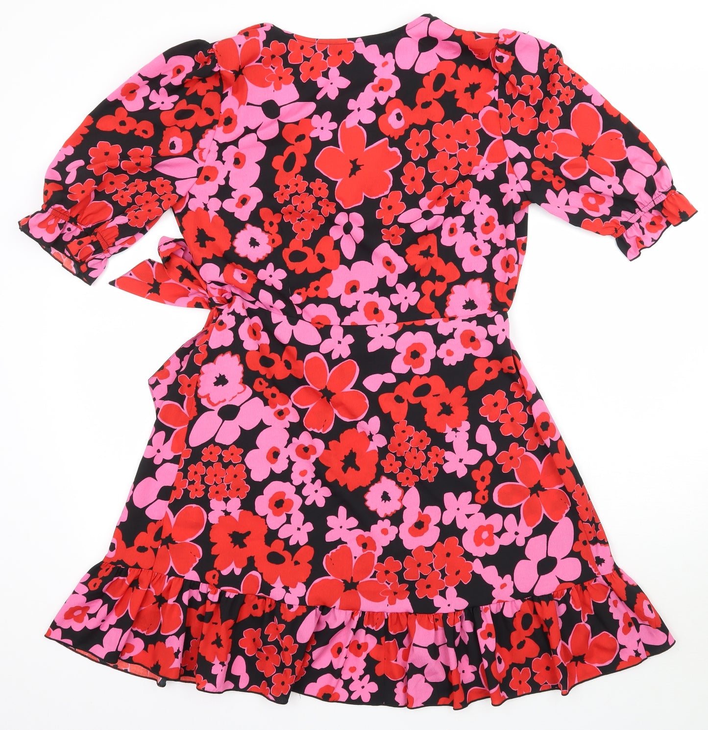 George Womens Multicoloured Floral  Wrap Dress  Size 10