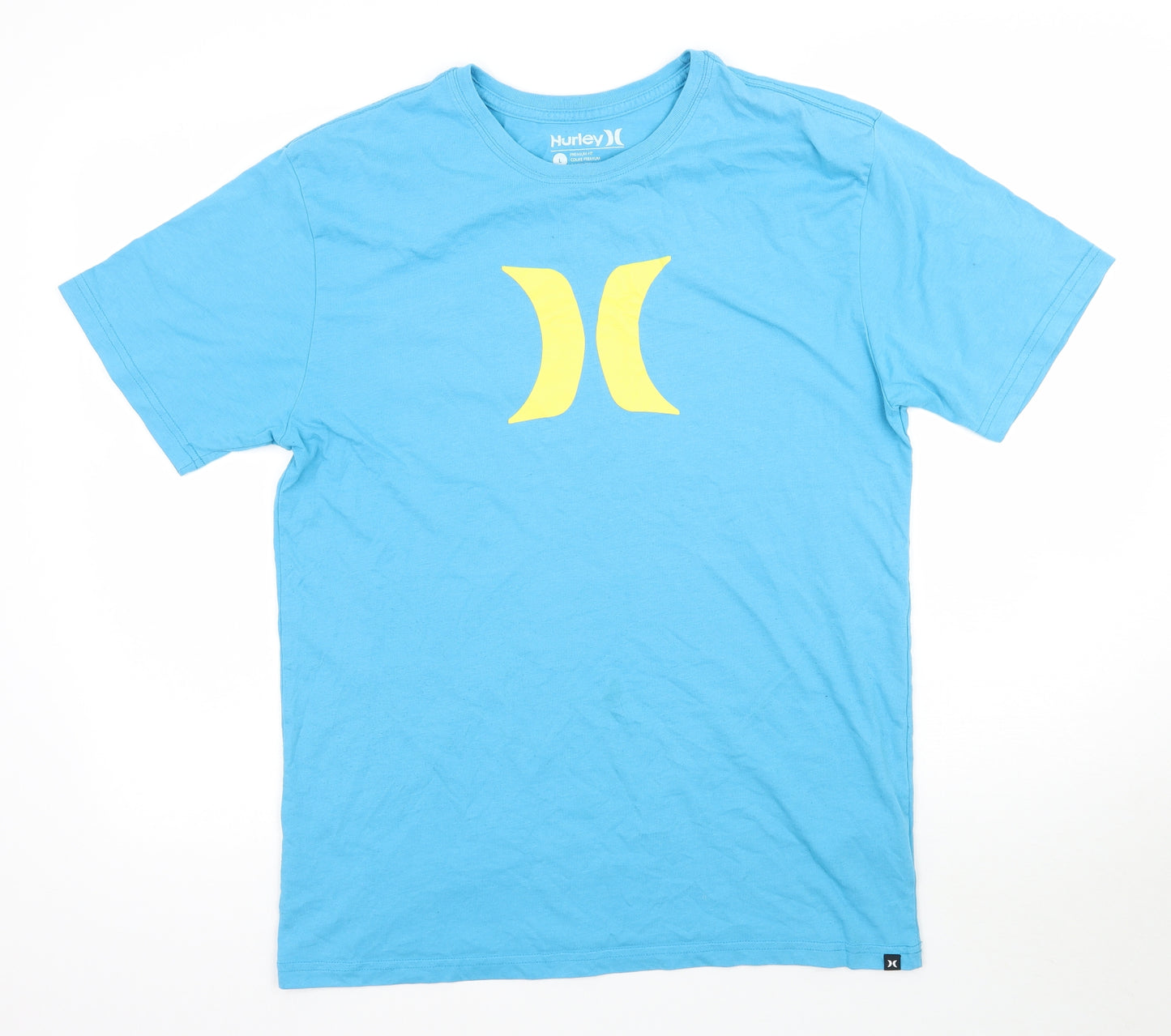 Hurley Mens Blue    T-Shirt Size L