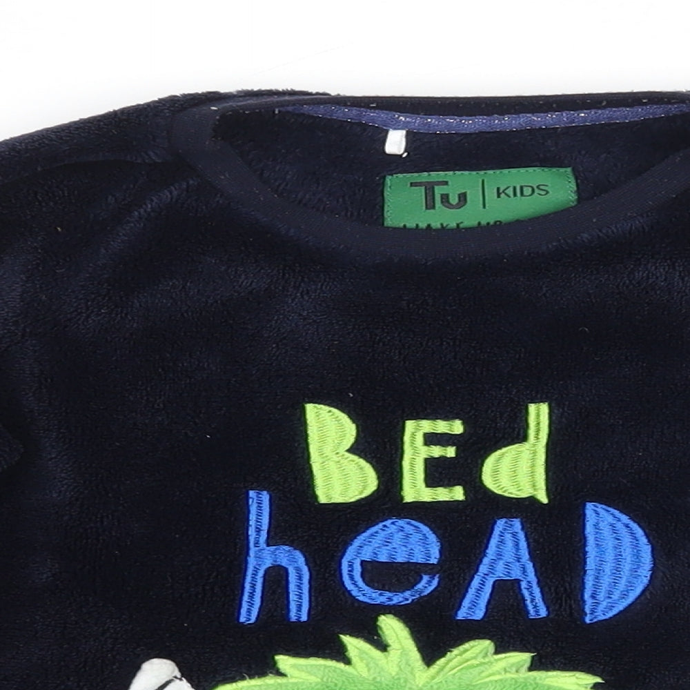 TU kids Boys Blue    Pyjama Top Size 3-4 Years  - Monster