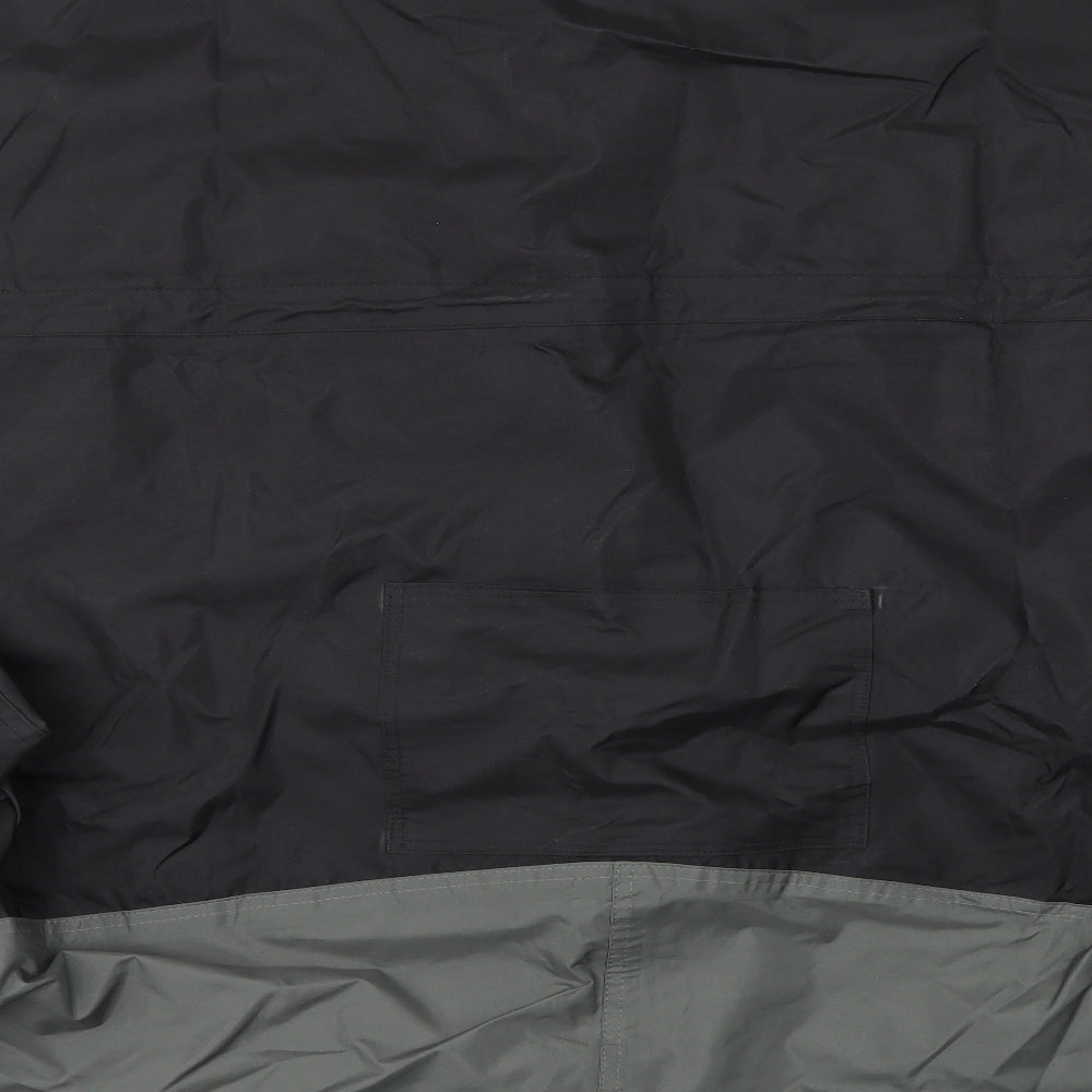 Preworn Mens Black   Anorak Coat Size XL