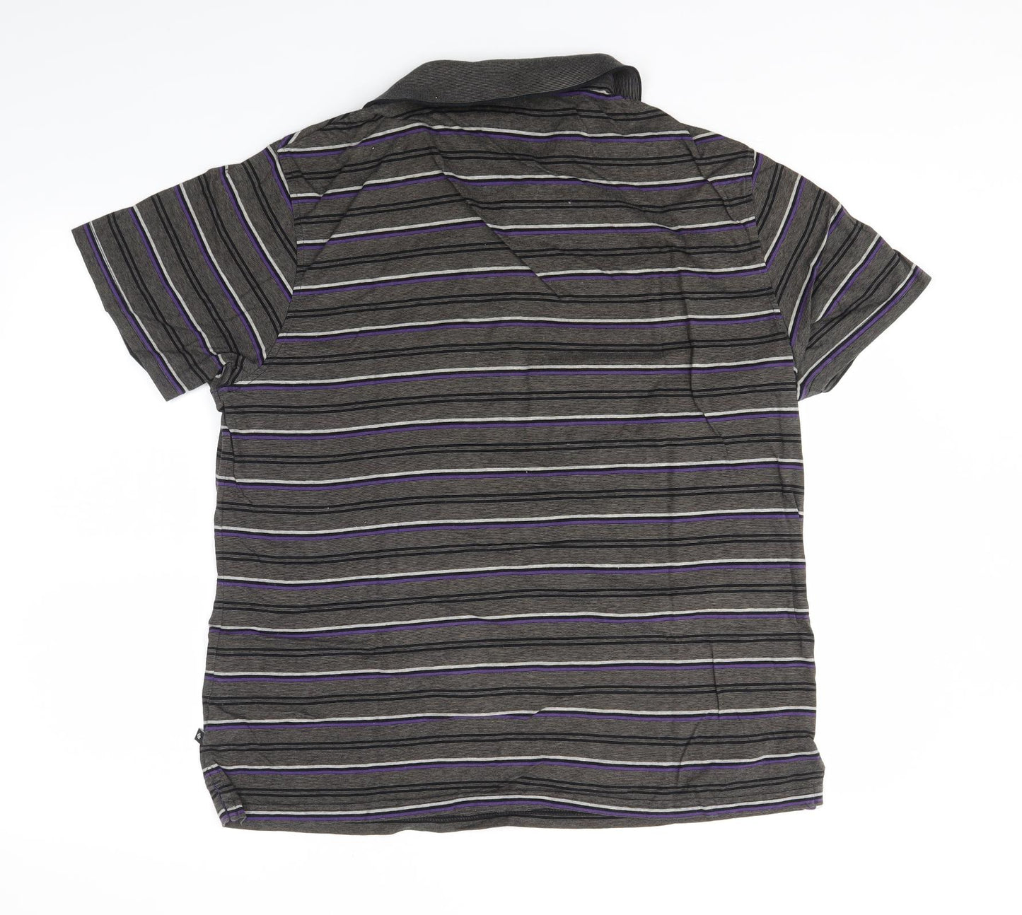 Jeff Banks Mens Multicoloured Striped   Polo Size L