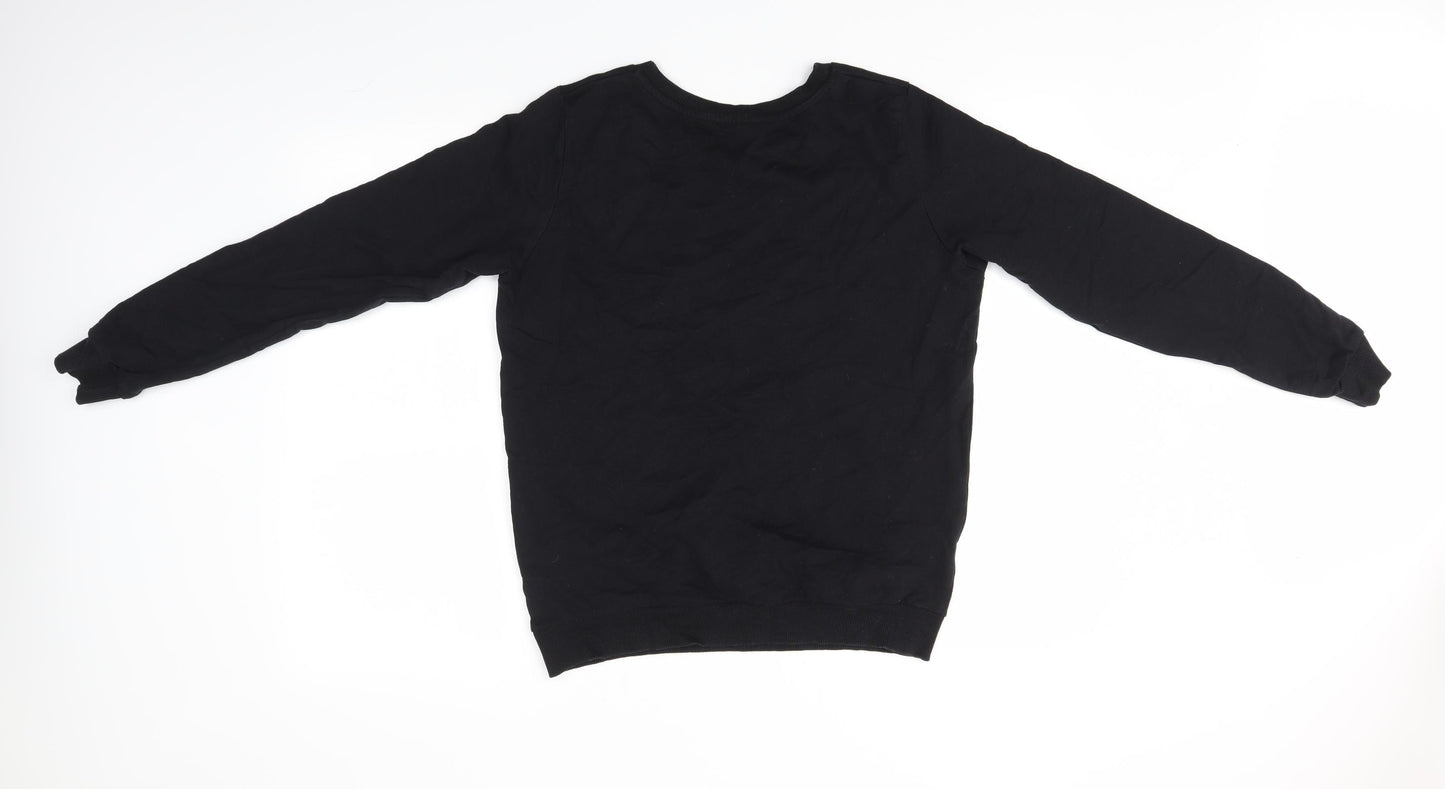 Primark Womens Black   Pullover Jumper Size 14  - Star Wars 'May The Force Be With You'