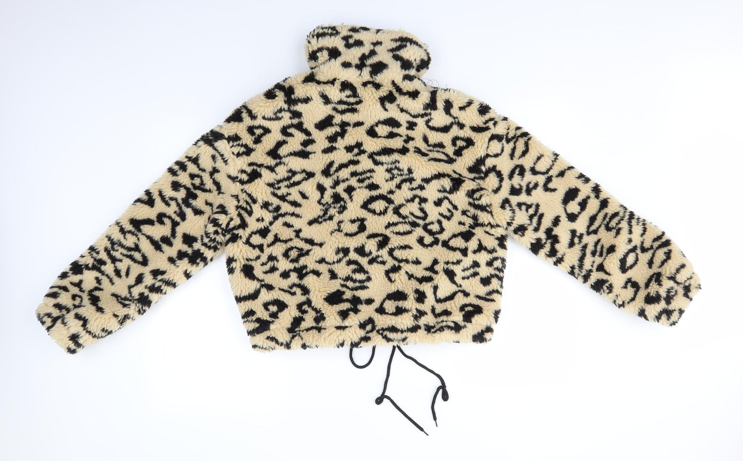 Missguided Womens Multicoloured Animal Print  Jacket Coat Size 6