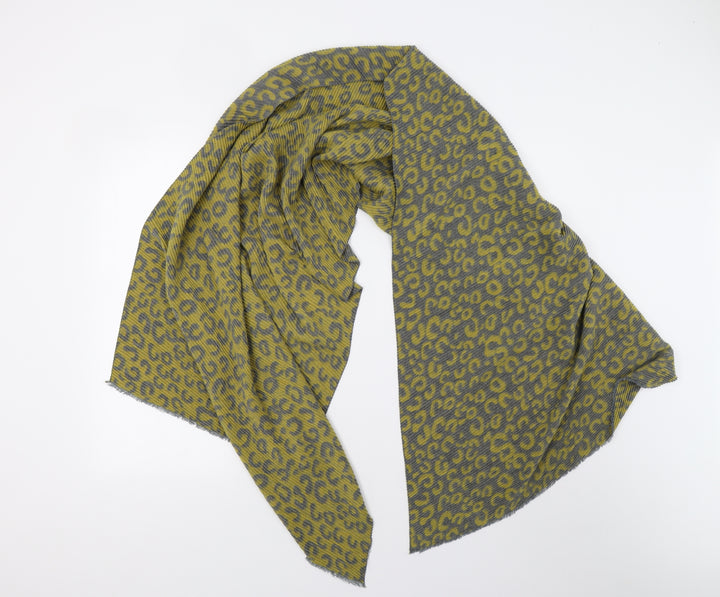 Preworn Womens Multicoloured Animal Print Knit  Scarf