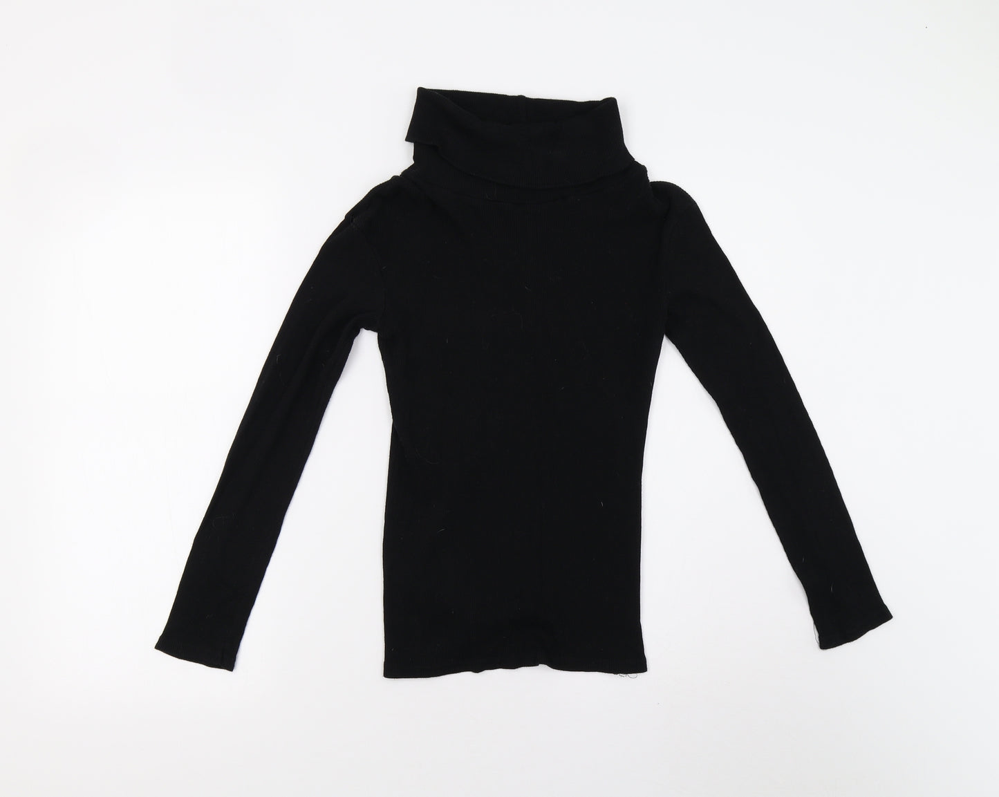 Preworn Womens Black  Knit Pullover Jumper Size M