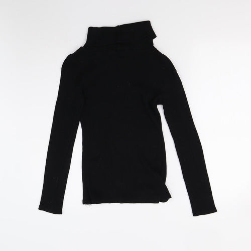 Preworn Womens Black  Knit Pullover Jumper Size M