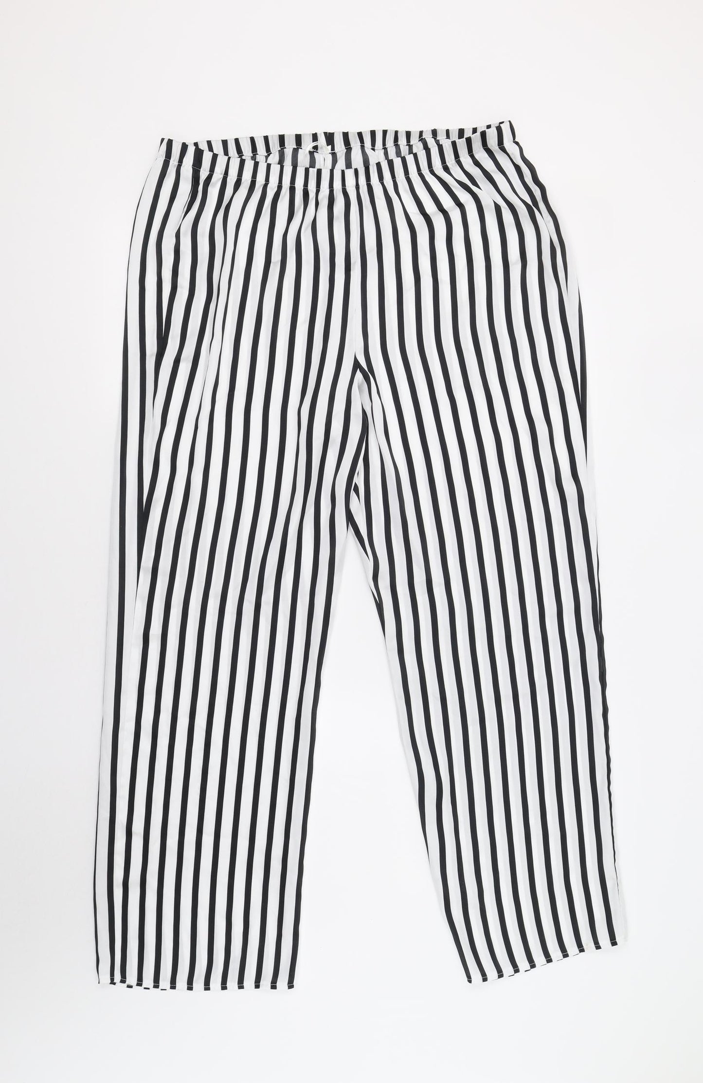 Matalan Womens Multicoloured Striped  Trousers  Size 16 L29 in