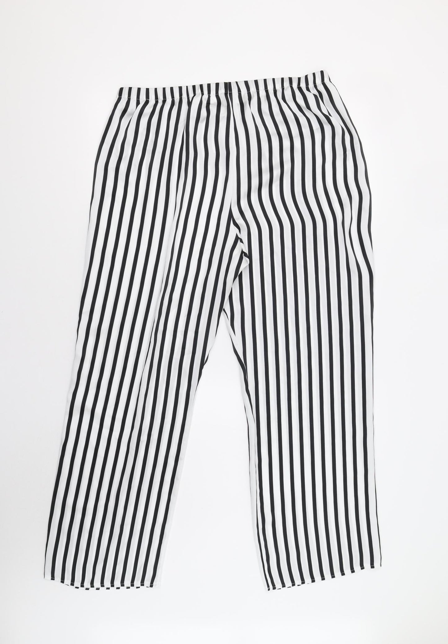 Matalan Womens Multicoloured Striped  Trousers  Size 16 L29 in