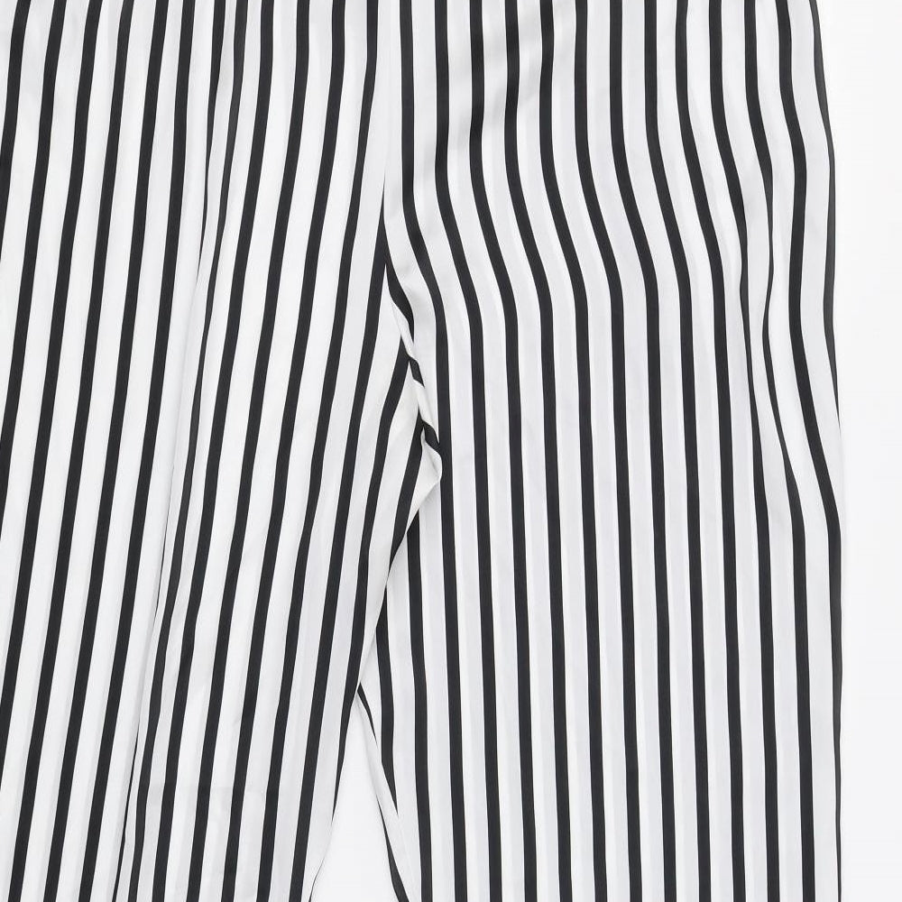 Matalan Womens Multicoloured Striped  Trousers  Size 16 L29 in