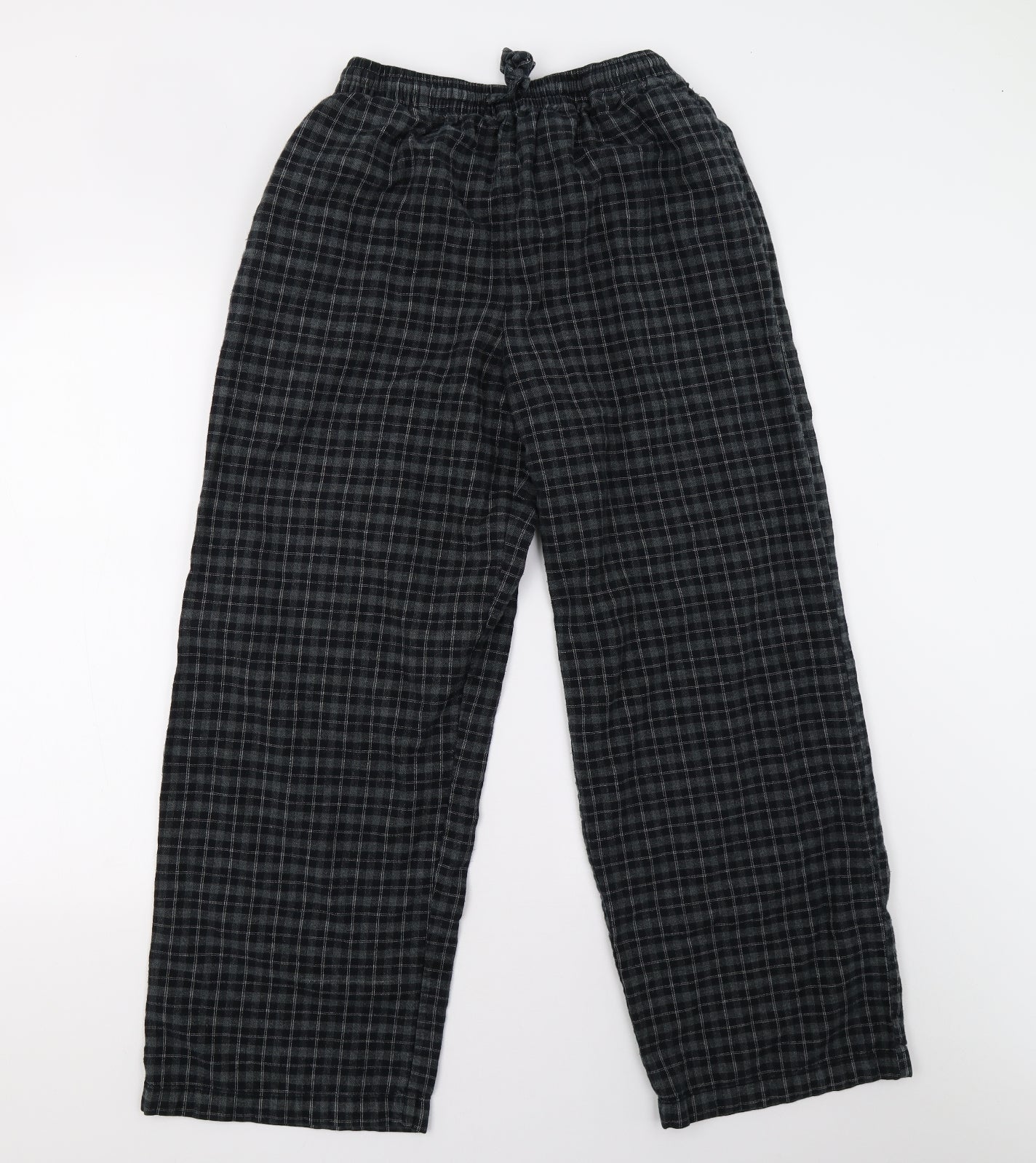 NEXT Mens Grey Check Flannel  Pyjama Pants Size M