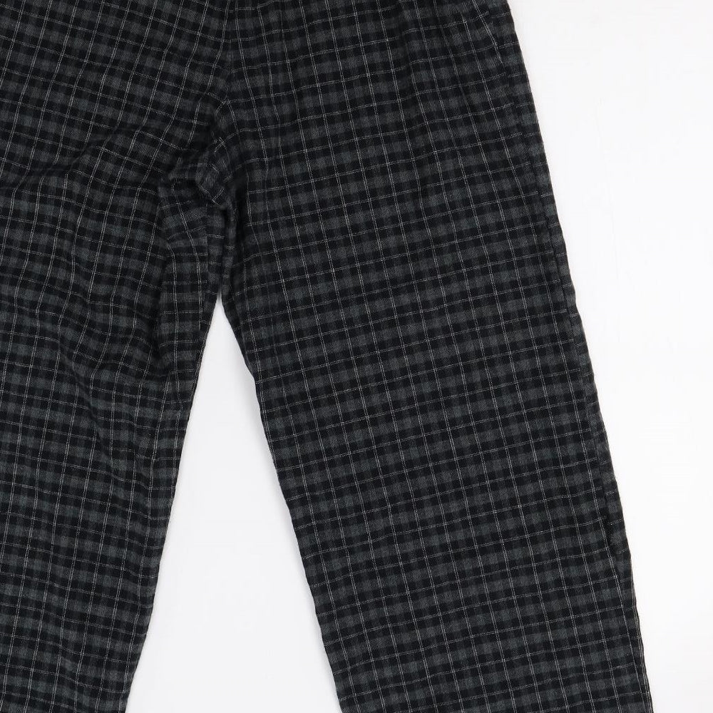 NEXT Mens Grey Check Flannel  Pyjama Pants Size M