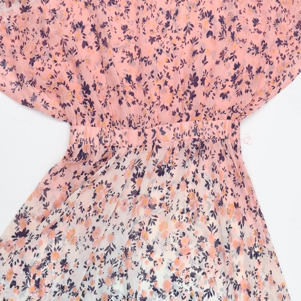 George Womens Multicoloured Floral  Slip Dress  Size 10
