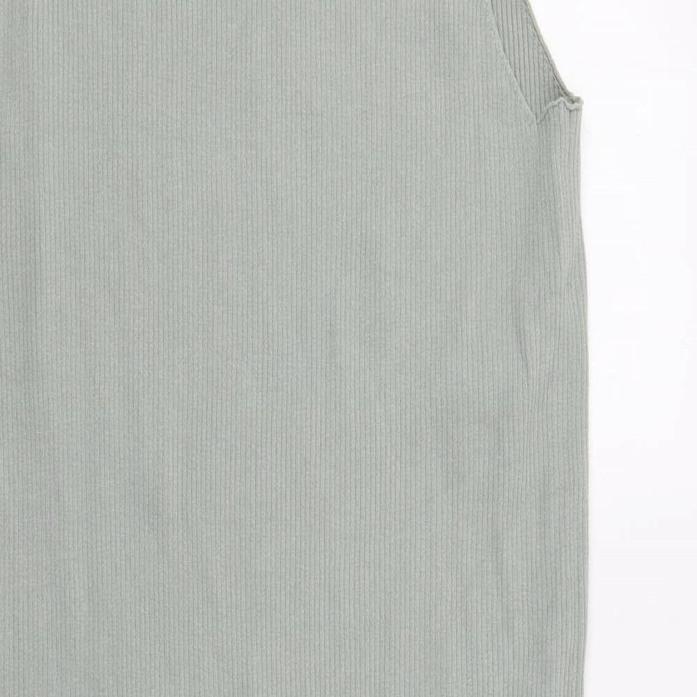 ASOS Womens Green  Knit Jumper Dress  Size 10