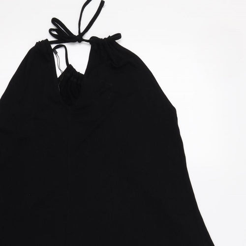 Boohoo Womens Black   Slip Dress  Size 12