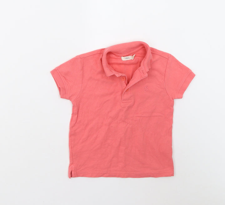 Sfera Girls Pink   Pullover Polo Size 2-3 Years